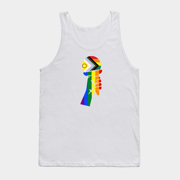 Intersex Flag Scoops Tank Top by Matt and Mattinglys Ice Cream Social